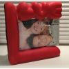 RAMKA NA ZDJĘCIA LOVE dwustronna prezent na mikołajki dla ukochanej 20x19cm