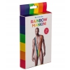 Mankini tęcza STRÓJ KĄPIELOWY BORATA STRINGI FACET