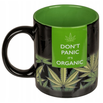 MAGICZNY KUBEK MARIHUANA LIŚCIE KONOPII ZIOŁO Weed