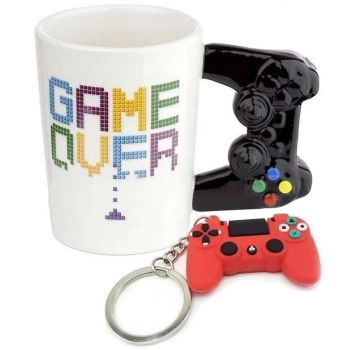 KUBEK DLA gracza PAD joystick prezent na mikołajki konsola + BRELOCZEK