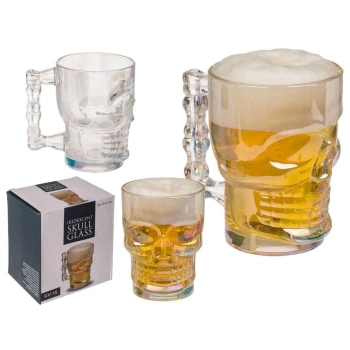 Kufel w kształcie czaszki do piwa czacha czasza szklanka 500ml