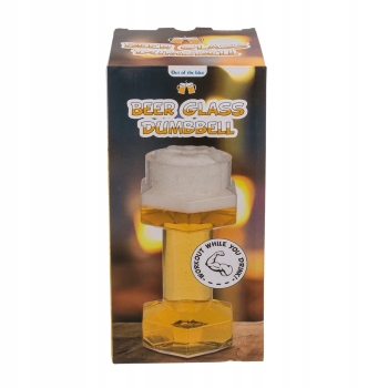 Szklanka Kufel do Piwa HANTEL 700ml prezent dla sportowca strogmena siłacza