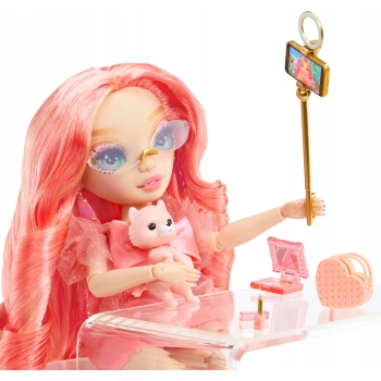 LALKA Rainbow High Fashion Pinkly Paige + DUŻY ZESTAWE AKCESORIÓW PREZENT