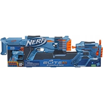 NERF ELITE 2.0 STOCKPILE PACK TETRAD QUADFIRE 3PAK